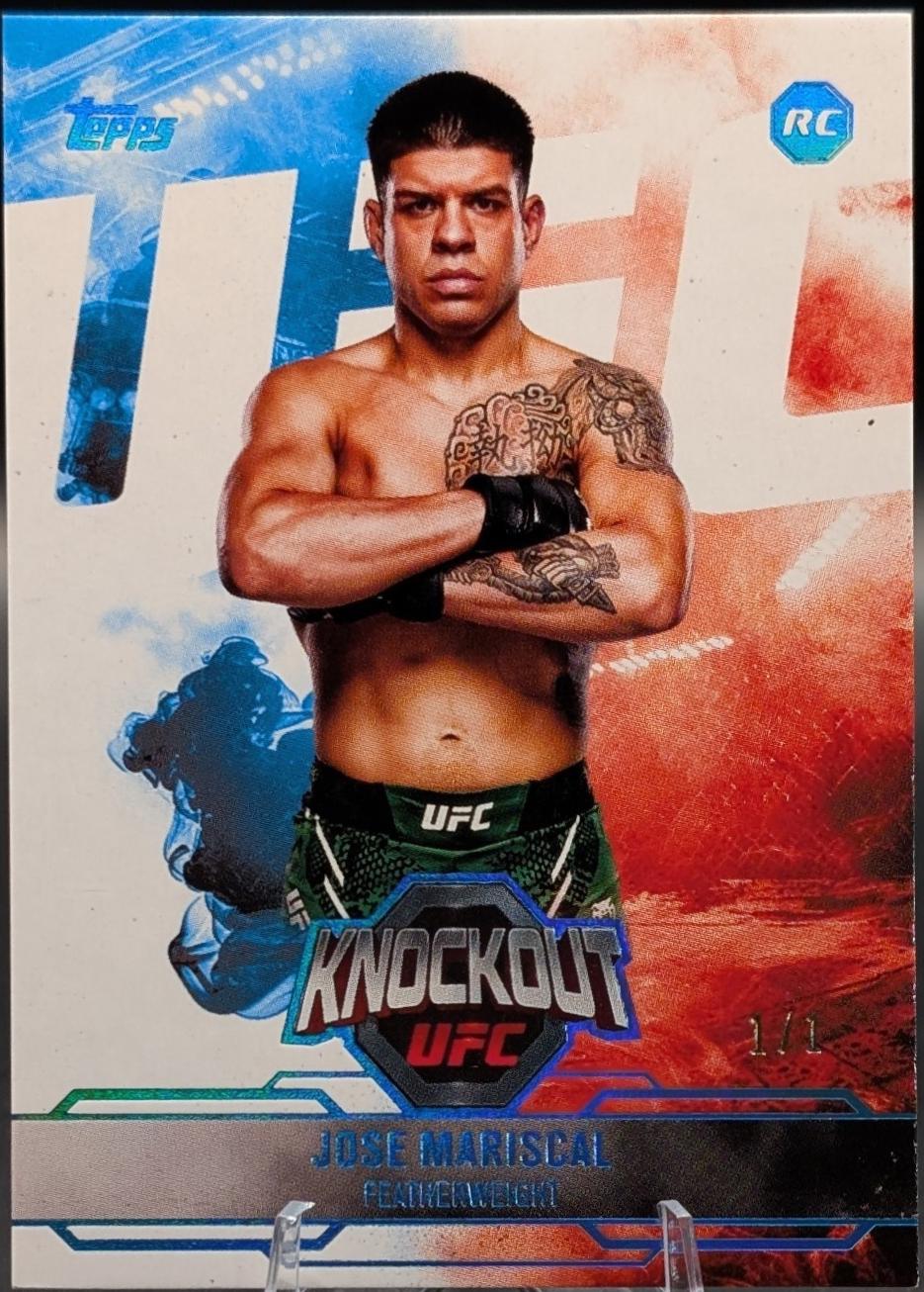 Jose Mariscal 2025 Topps Knockout UFC Base #60 Platinum