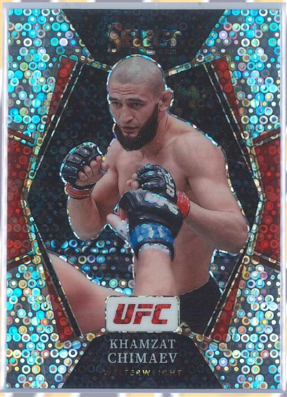 Khamzat Chimaev 2022 Panini Select UFC Premier Level #135 Disco