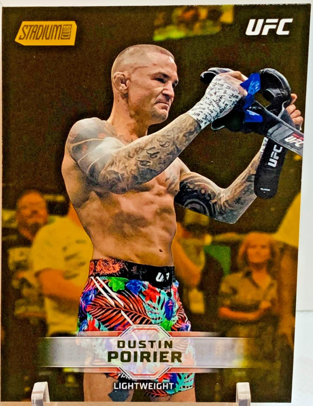 Dustin Poirier 2026 Topps Stadium Club UFC Base #27 Gold