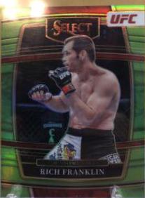 Rich Franklin 2022 Panini Select UFC Concourse #72 Neon Green
