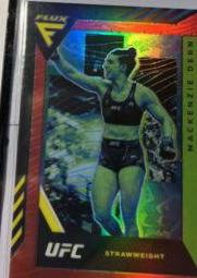 Mackenzie Dern 2022 Panini Chronicles UFC Base Flux #340 Red