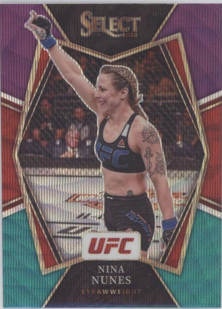 Nina Nunes 2022 Panini Select UFC Premier Level #116 Tri Color