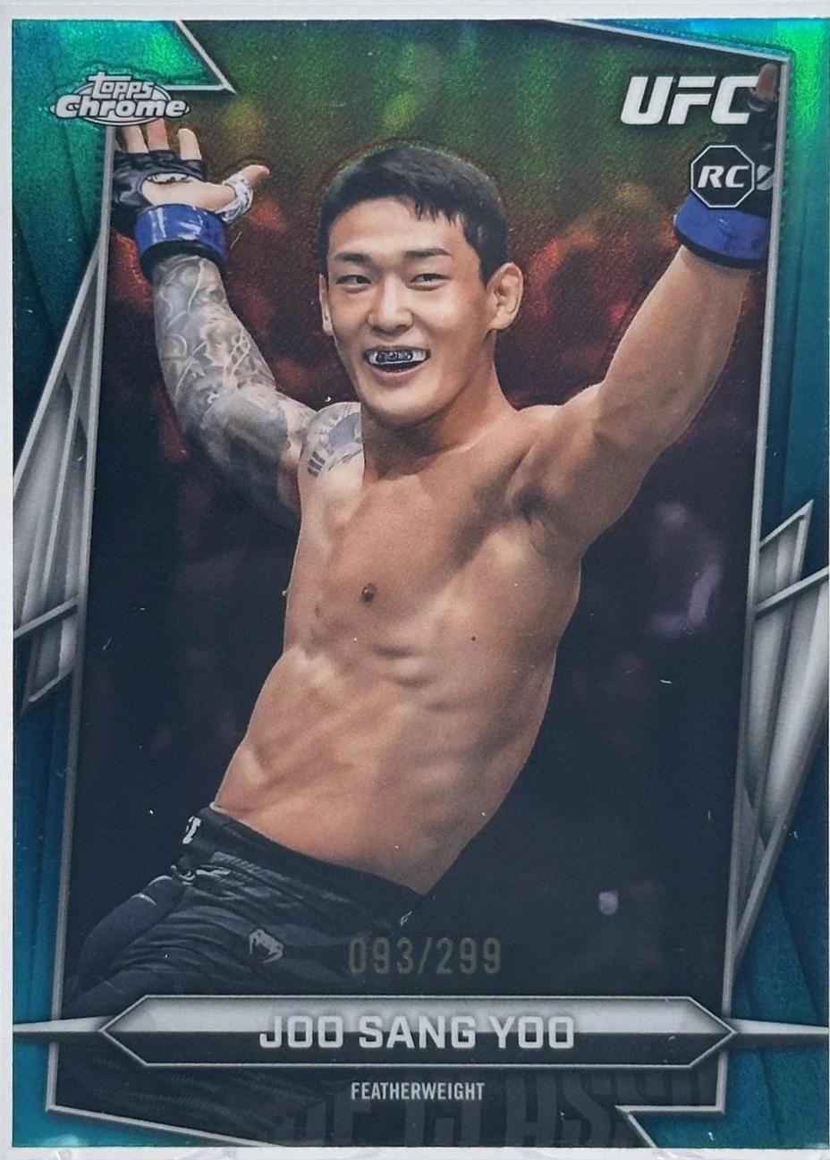 Joo Sang Yoo 2026 Topps Chrome UFC Base #146 Teal Refractor
