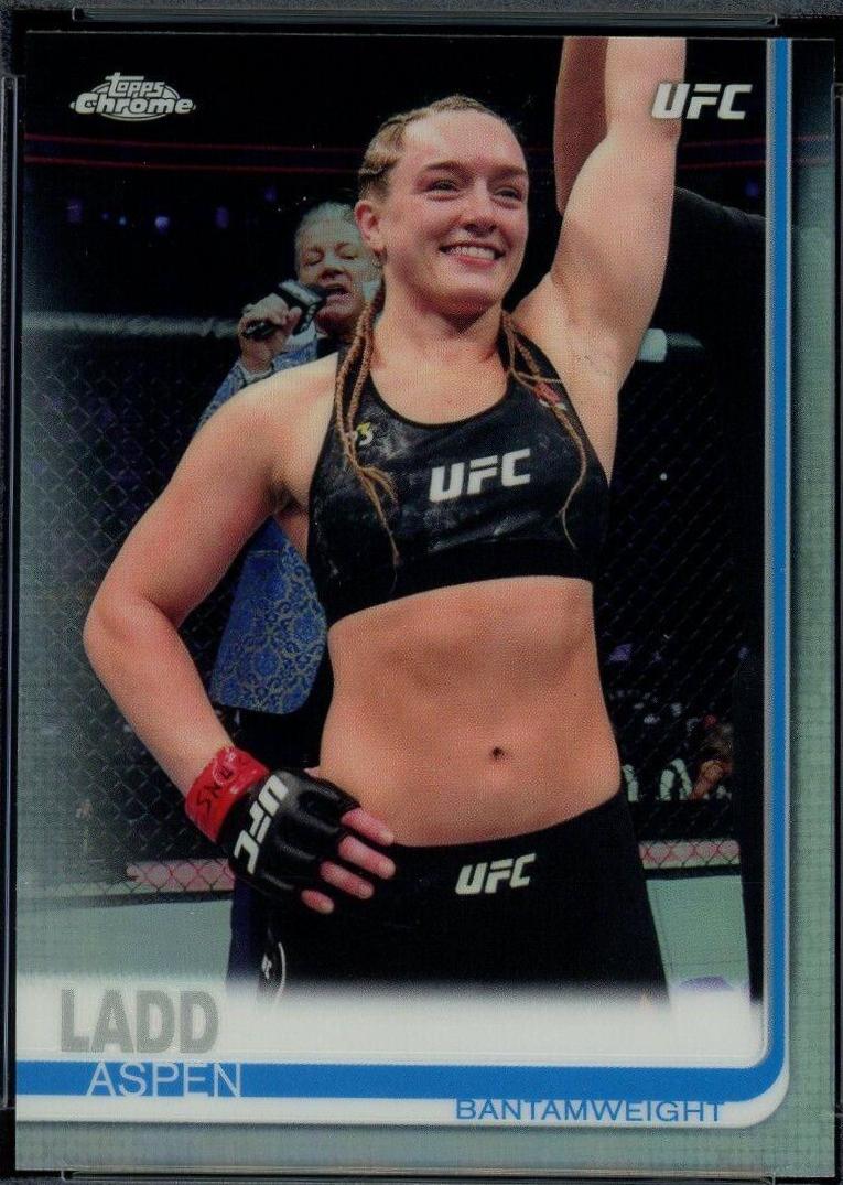 Aspen Ladd 2019 Topps Chrome UFC Base #31 Refractor