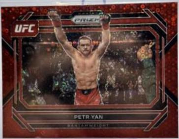 Petr Yan 2023 Panini Prizm Under Card UFC Base #89 Red