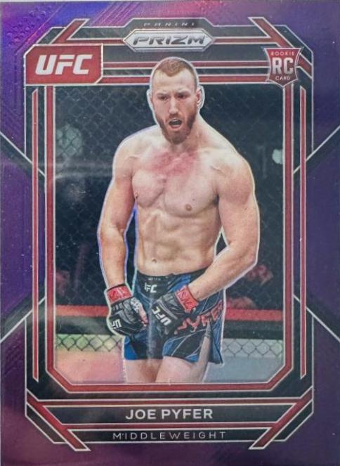 Joe Pyfer 2023 Panini Prizm UFC Base #159 Purple