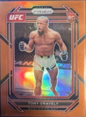 Tony Gravely 2023 Panini Prizm UFC Base #148 Orange