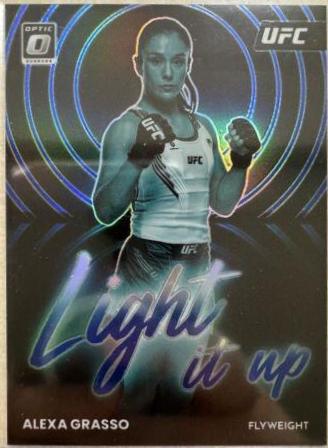 Alexa Grasso 2023 Panini Donruss Optic UFC Light It Up #1 Blue