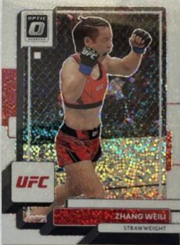 Zhang Weili 2023 Panini Donruss Optic UFC Base #87 White Sparkle