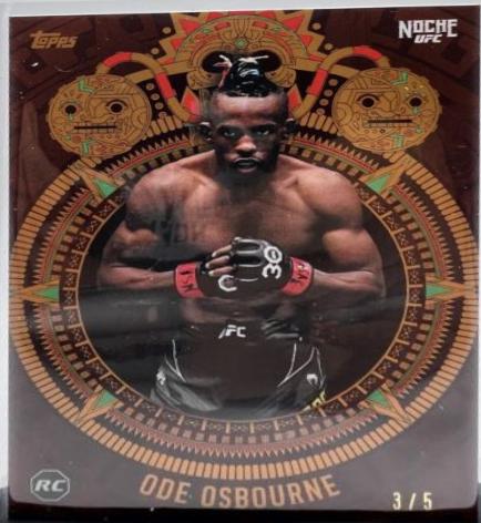 Ode Osbourne 2024 Topps Noche UFC Base #15 Orange