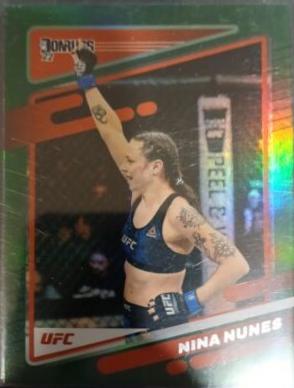 Nina Nunes 2022 Panini Donruss UFC Base #191 Green