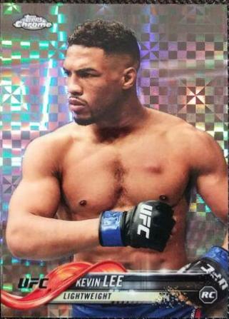 Kevin Lee 2018 Topps Chrome UFC Base #19 Xfractor