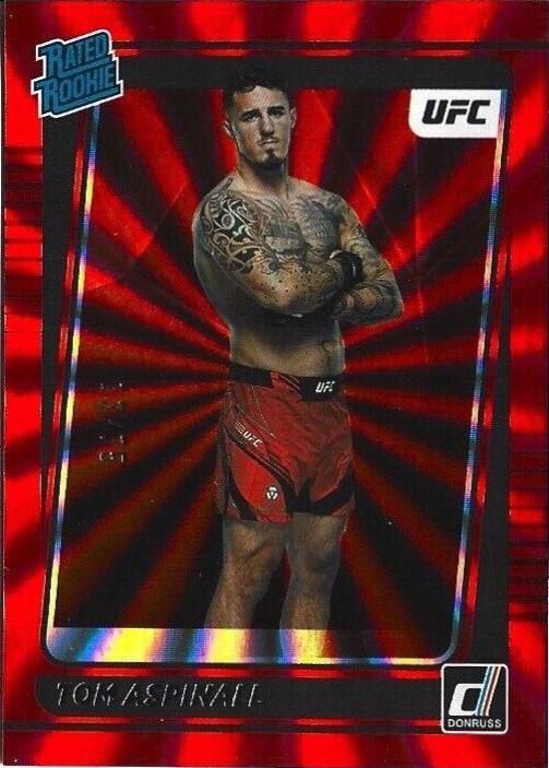 Tom Aspinall 2022 Panini Donruss UFC Base #216 Red