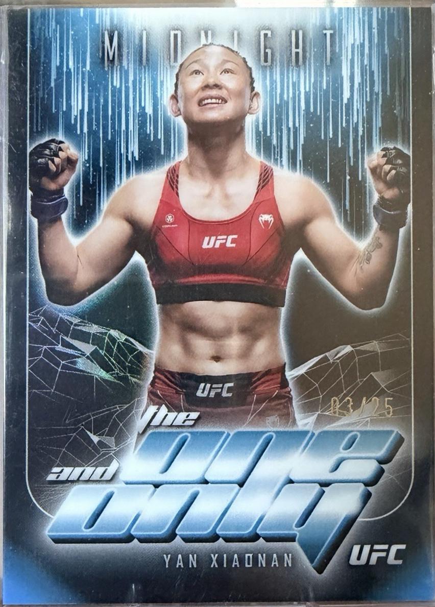 Yan Xiaonan 2024 Topps Midnight UFC The One and Only #TO-23 Moonrise