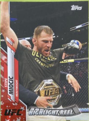 Stipe Miocic 2020 Topps UFC Base #96 Independence Day