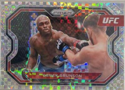 Derek Brunson 2021 Panini Prizm UFC Base #186 Lucky Envelopes