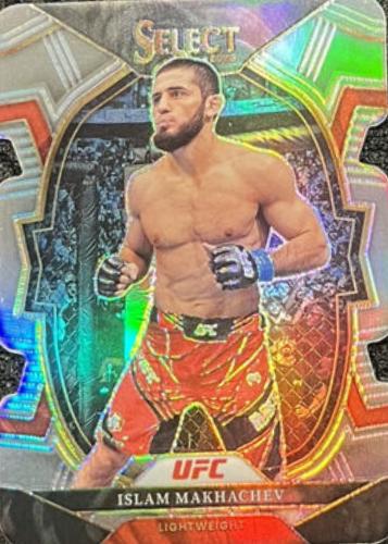 Islam Makhachev 2023 Panini Select UFC Concourse #94 Silver Die Cut