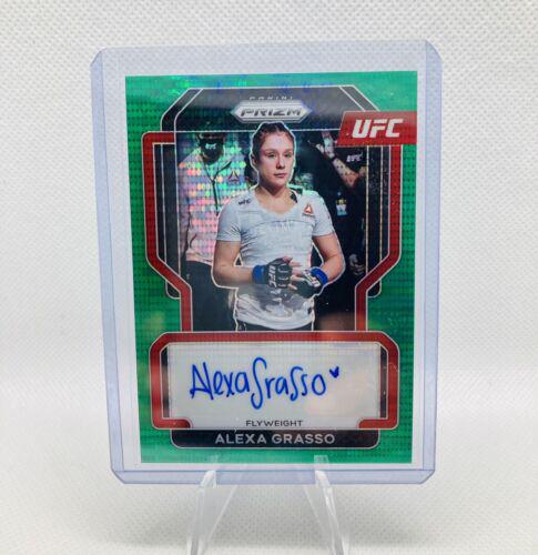 Alexa Grasso 2022 Panini Prizm UFC Signatures #35 Green Pulsar