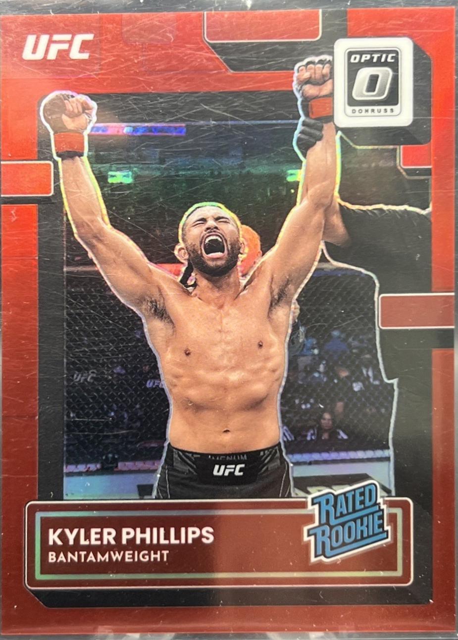 Kyler Phillips 2023 Panini Donruss Optic UFC Base #109 Red