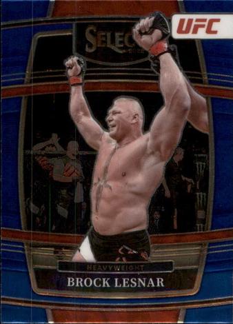 Brock Lesnar 2022 Panini Select UFC Concourse #100 Blue
