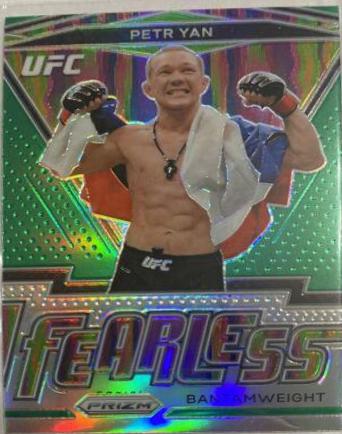Petr Yan 2021 Panini Prizm UFC Fearless #21 Green