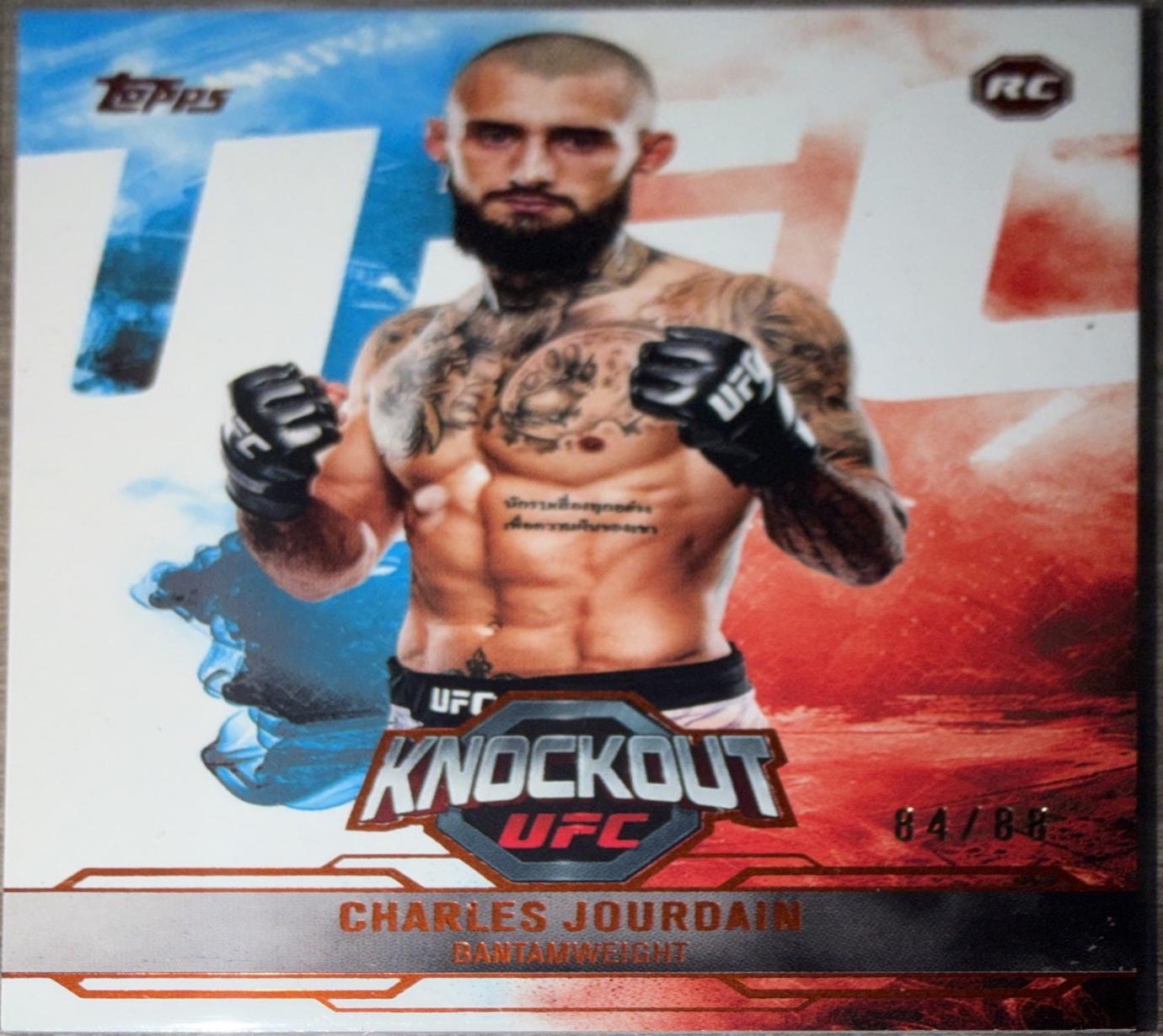 Charles Jourdain 2025 Topps Knockout UFC Base #49 Bronze