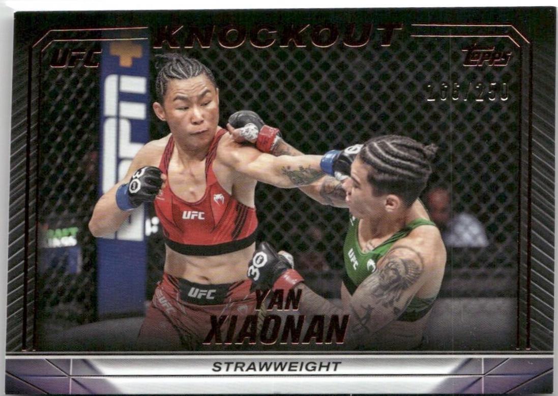 Yan Xiaonan 2024 Topps Knockout UFC Base #79 Bronze