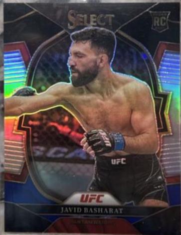 Javid Basharat 2023 Panini Select UFC Concourse #26 Black Blue