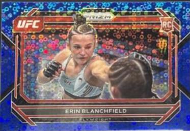 Erin Blanchfield 2023 Panini Prizm Under Card UFC Base #12 Blue