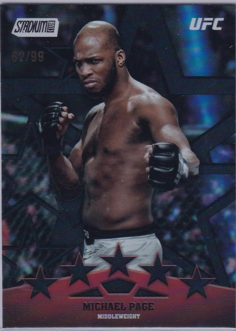 Michael Page 2025 Topps Stadium Club UFC Special Forces #SF-16 Black