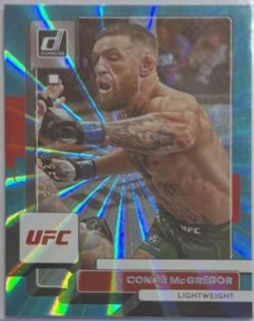 Conor McGregor 2023 Panini Donruss UFC Base #20 Teal Laser