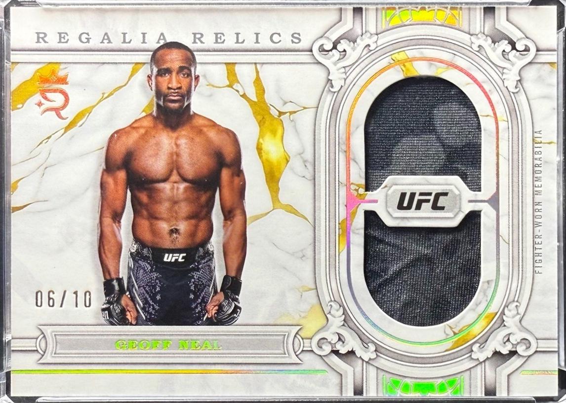 Geoff Neal 2024 Topps Royalty UFC Regalia Relics #RAR-59 Gold
