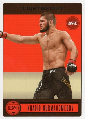 Khabib Nurmagomedov 2023 Panini Chronicles UFC Base Legacy #143 Platinum