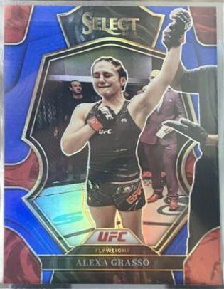 Alexa Grasso 2023 Panini Select UFC Premier Level #118 Red Blue Prizm