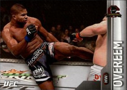 Alistair Overeem 2015 Topps UFC Champions Base #31 Platinum