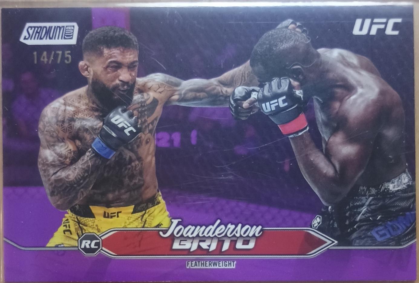 Joanderson Brito 2025 Topps Stadium Club UFC Base #19 Purple