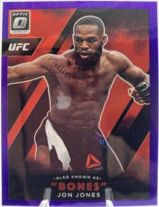 Jon Jones 2022 Panini Donruss Optic UFC Also Known As #18 Purple