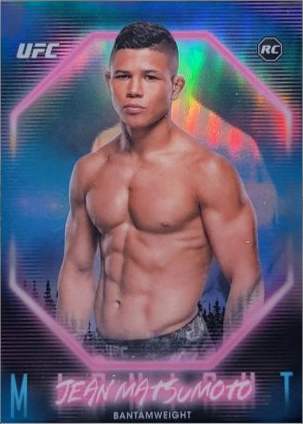 Jean Matsumoto 2025 Topps Midnight UFC Base #44 Black Light