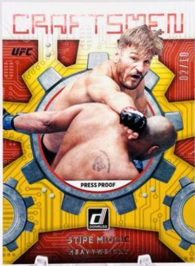 Stipe Miocic 2022 Panini Donruss UFC Base #78 Gold