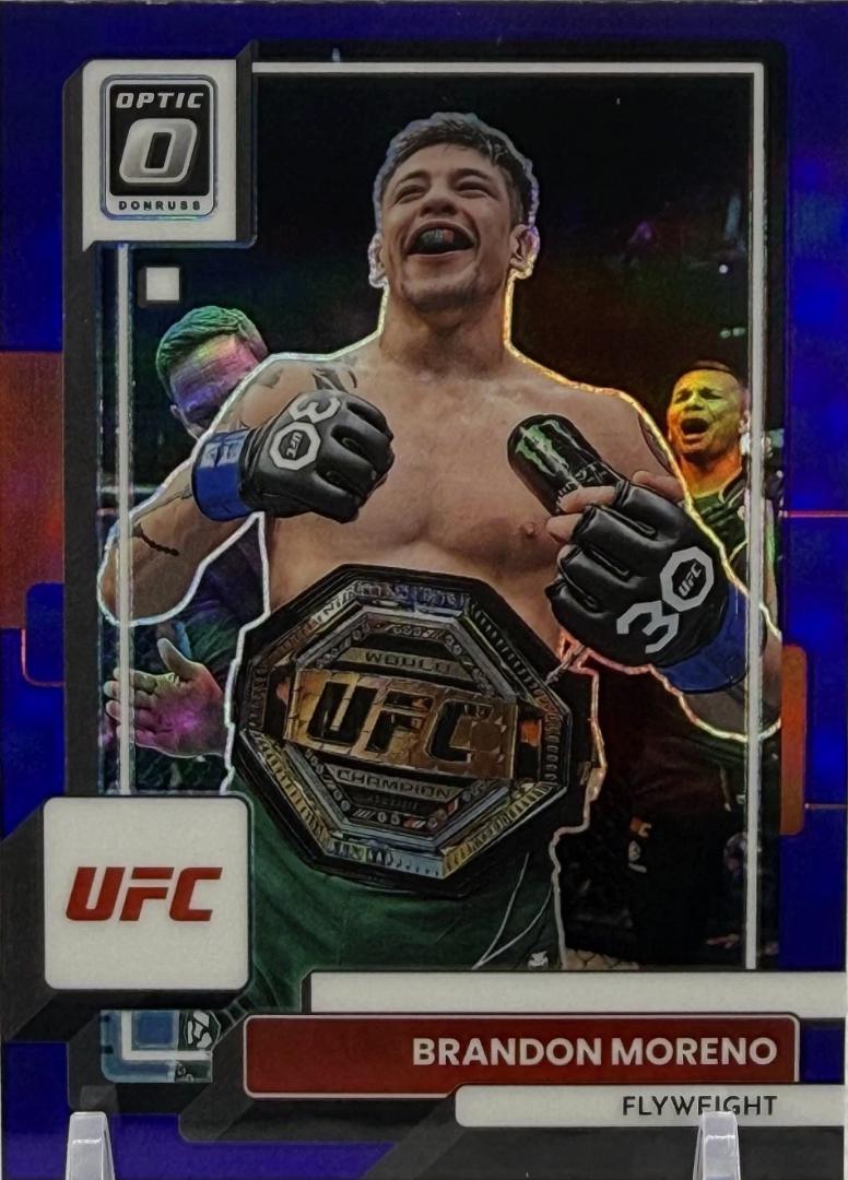 Brandon Moreno 2023 Panini Donruss Optic UFC Base #29 Purple