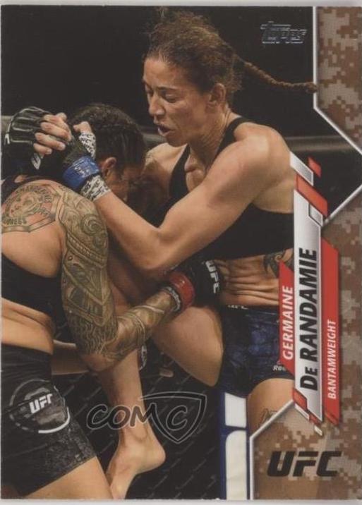 Germaine de Randamie 2020 Topps UFC Base #18 Camo