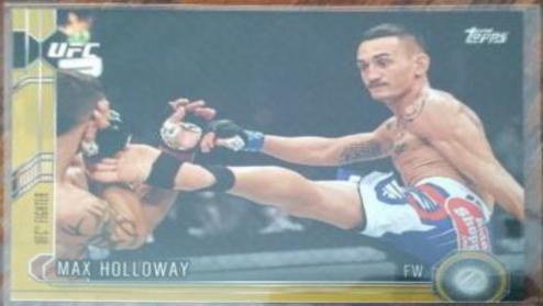 Max Holloway 2015 Topps UFC Chronicles Base #153 Silver