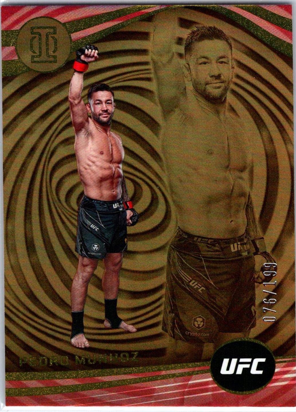 Pedro Munhoz 2023 Panini Chronicles UFC Base Illusions #265 Red