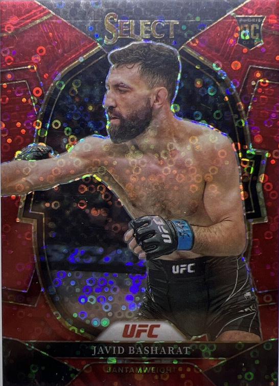 Javid Basharat 2023 Panini Select UFC Concourse #26 Red Disco