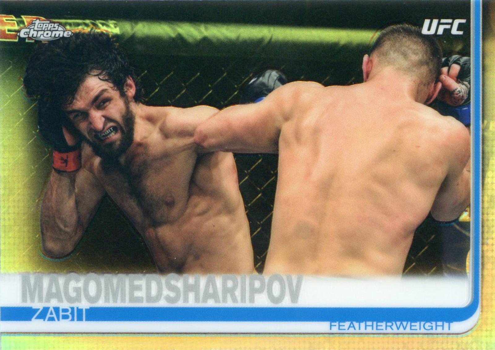 Zabit Magomedsharipov 2019 Topps Chrome UFC Base #18 Refractor