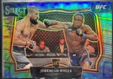 Jeremiah Wells 2023 Panini Select UFC Octagonside #221 Tie Dye