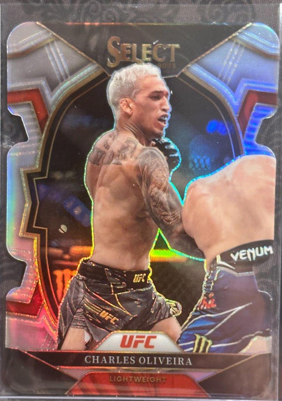 Charles Oliveira 2023 Panini Select UFC Mezzanine #354 Silver Die Cut