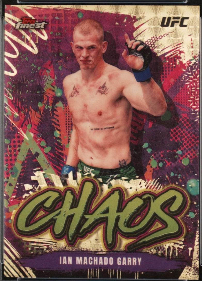 Ian Machado Garry 2024 Topps Finest UFC Chaos #CHA-12 Superfractor