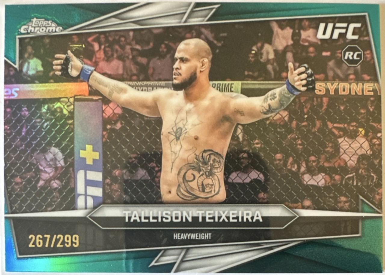 Tallison Teixeira 2026 Topps Chrome UFC Base #69 Teal Refractor