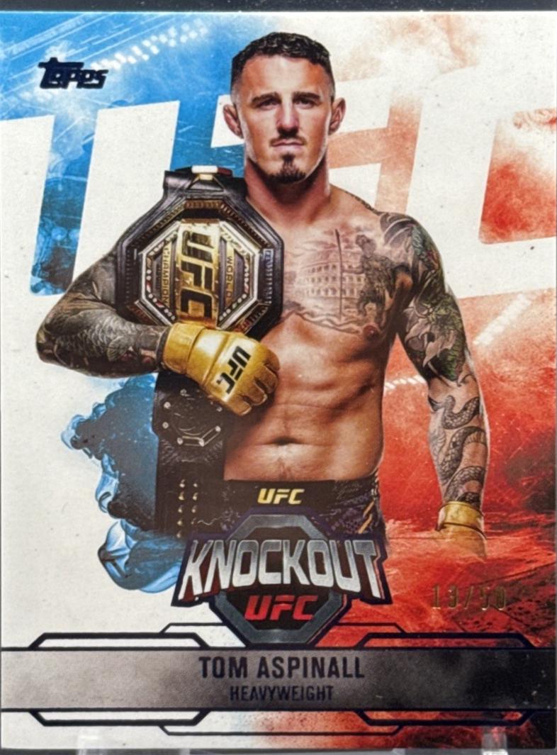 Tom Aspinall 2025 Topps Knockout UFC Base #31 Blue